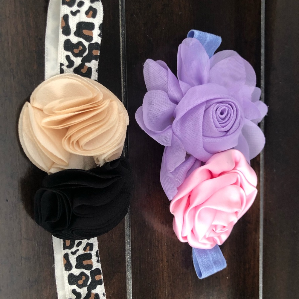 NWOT Set of 2 Handmade Soft headbands